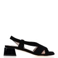 sandal czarny zamsz lizard-1