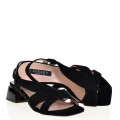 sandal czarny zamsz lizard-4